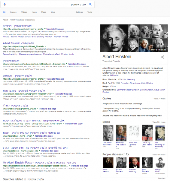 גרף הידע של גוגל